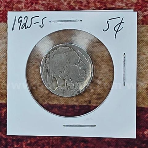 Nice Old Buffalo Nickel 1925-S