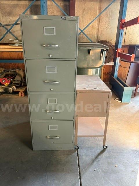 Used steel filing cabinets