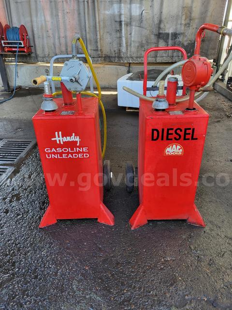 (2) GC-30 Gallon Liquid Caddy Western Manufacturing