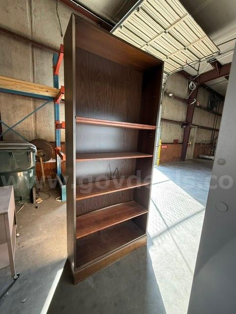 Wooden bookcase, used