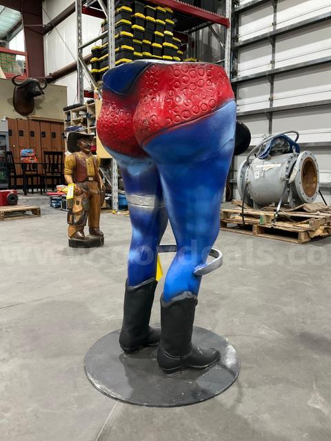 CAPTAIN AMERICAN HIGH TOP METAL STOOL