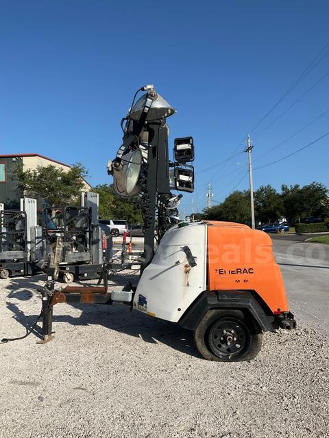 2020 GENERAC MAGNUM MOBILE GENERATOR WITH LIGHT TOWER MODEL MLT6S, DIESEL, TRAIL