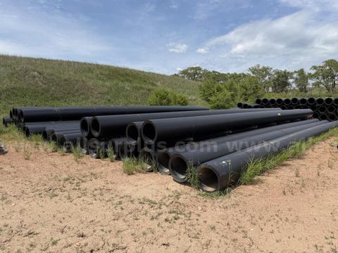 Pipe, HDPE, 24in SDR 9, 4710 Pipe, API 15LE, ASTM F2619 Energy, Unused, Qty 1,550ft, 31jts