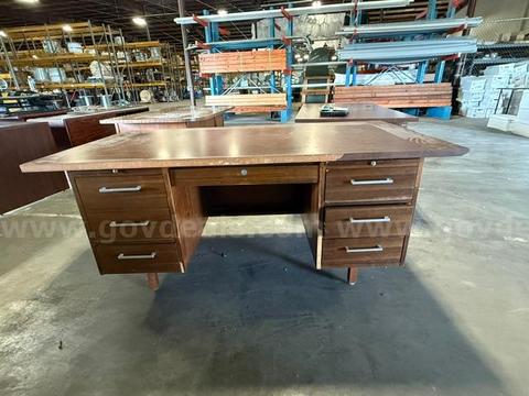 Used vintage office executive desk