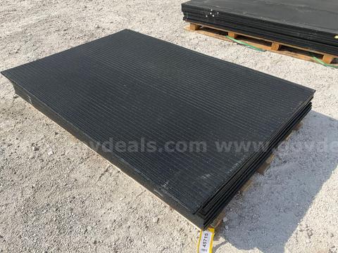 GROUND PROTECTION MATS; APPROX 10PCS; APPROX 73 IN W x 49 IN W