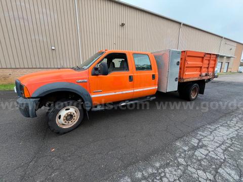 2007 FORD F450XL SUPER DUTY QUAD CAB 4X4 STAKEBODY