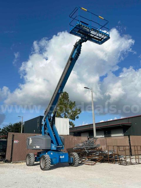 2014 GENIE BOOM LIFT MODEL S-60X; DIESEL POWER; BUILT IN GENERATOR