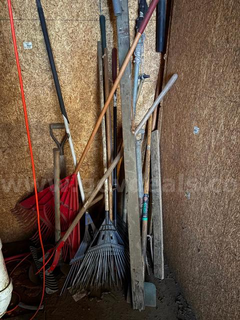 LOT OF OLD GARDEN TOOLS - LOCAL PICK-UP -MA