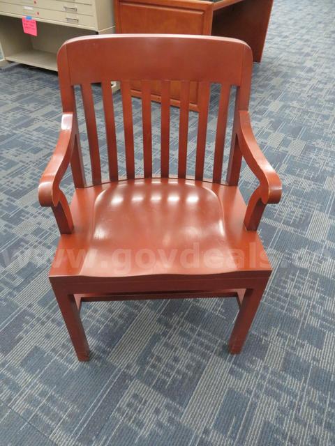 Lot of 32 Solid Wood Chairs