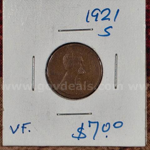 Very Nice Wheat Penny 1921-S