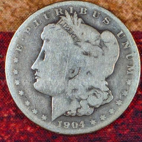 Nice Old Silver Morgan Dollar 1904-S