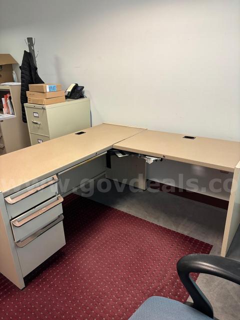 2 Used L Shaped Desks