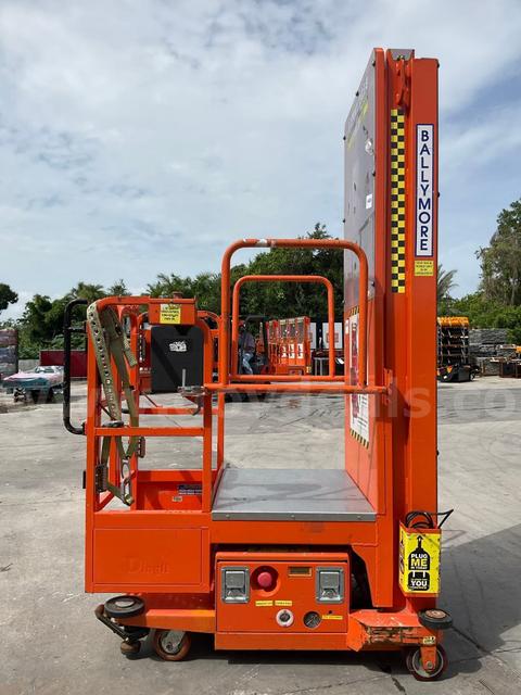 2015 BALLYMORE VERTICAL MAST MAN LIFT, MAX PLATFORM HEIGHT 12FT