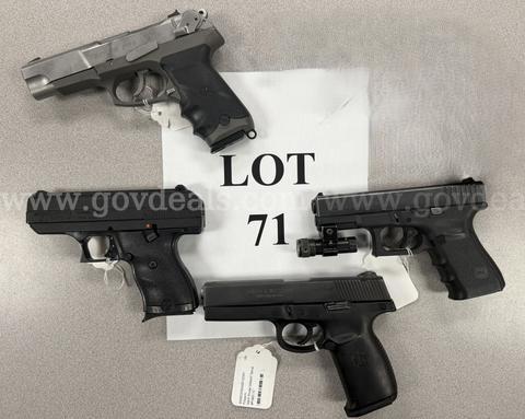 4 Handguns - Lot 71