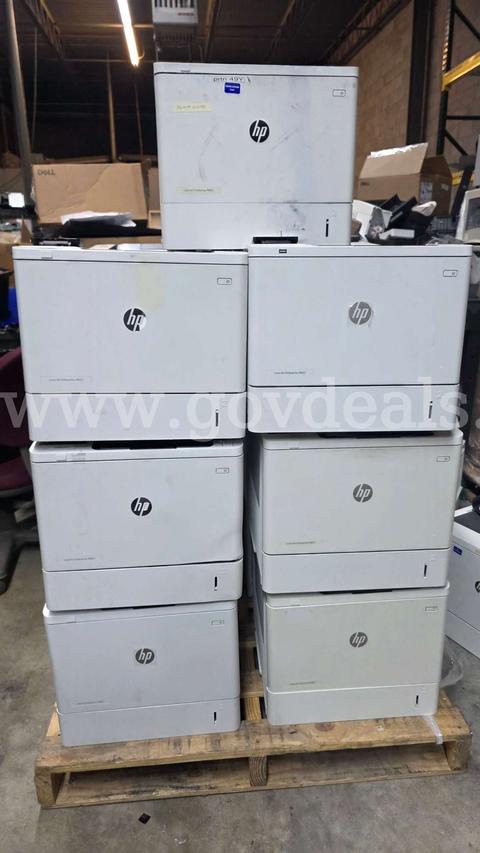 Lots of 13 HP LaserJet Enterprise M607