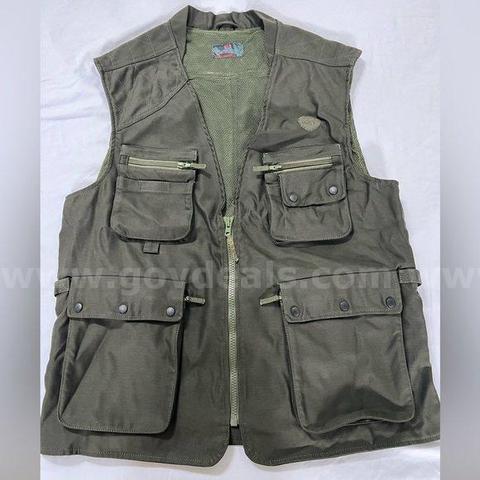 MILITARY Utility Vest MADE FOR US TROOPS "MILE DRAGIC" Green BIG SIZE XXXL NEW *WILL SHIP*