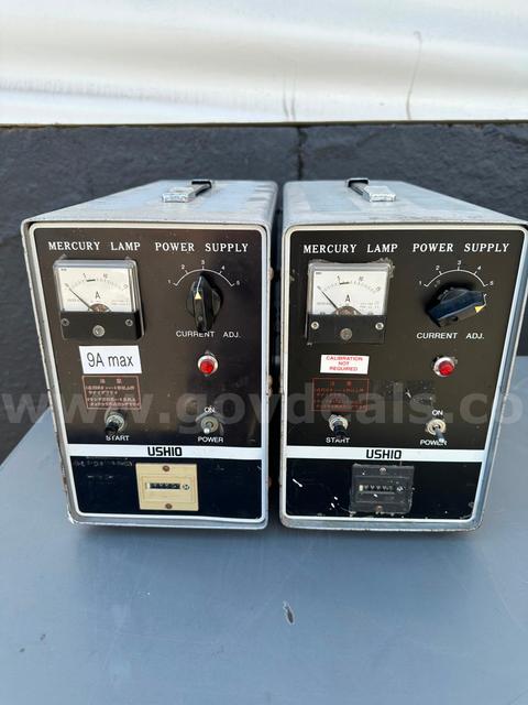 Lot of 2x Ushio HB-25105AP Mercury Lamp Power Supply