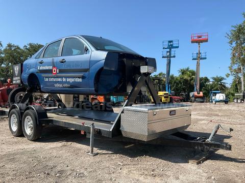 SEAT BELT CONVINCER ROLLER OVER SIMULATOR; TRAILER MOUNTED; ELECTRIC POWERED BY US MOTOR MODEL C63HSD-5123