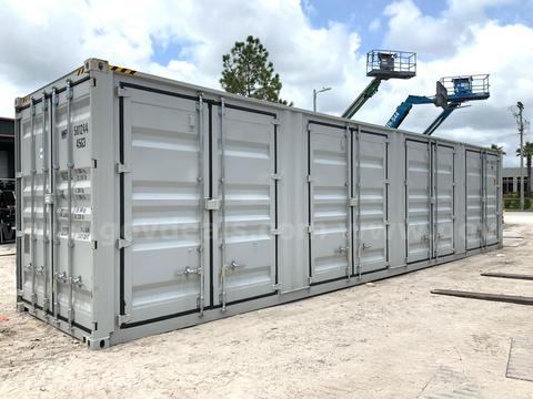 2026 40FT HQ STORAGE CONTAINER, 4 SIDE DOORS, ONE TRIP