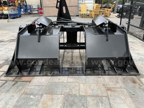 UNUSED 2026 HOLLOW WOOD GRABBER ATTACHMENT FOR SKID STEER; WORKING WIDTH 72 IN