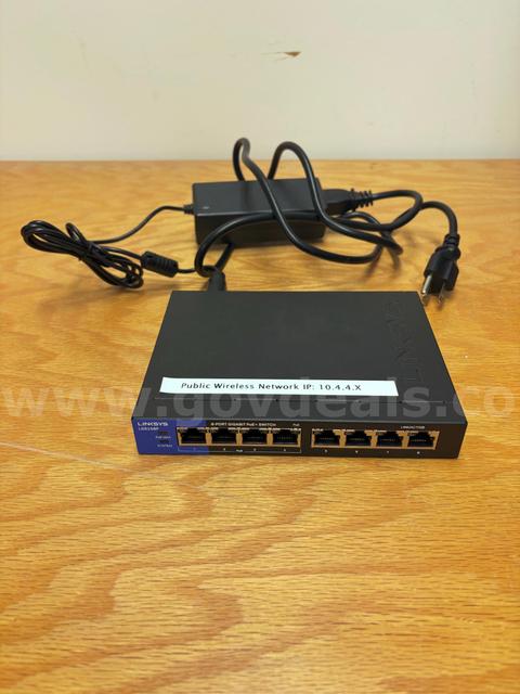 Linksys 8-port business desktop Gigabit PoE+ switch