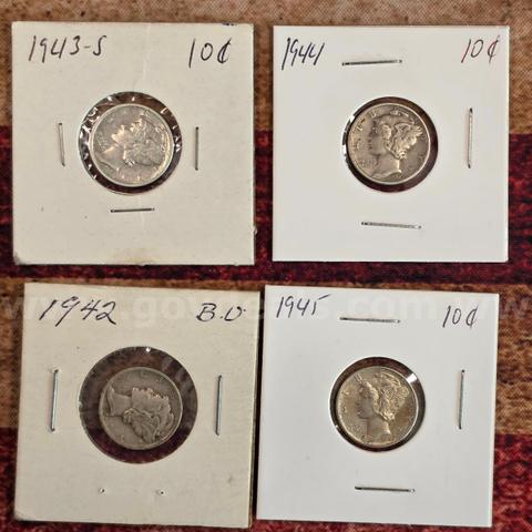 Lot of Nice Mercury Dimes