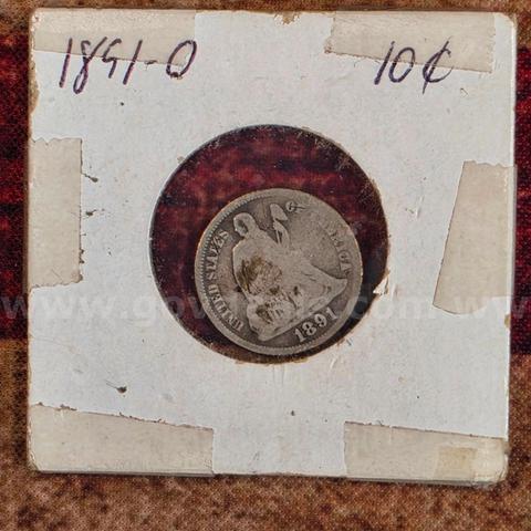 Nice Old Seated Liberty Dime - 1891-O