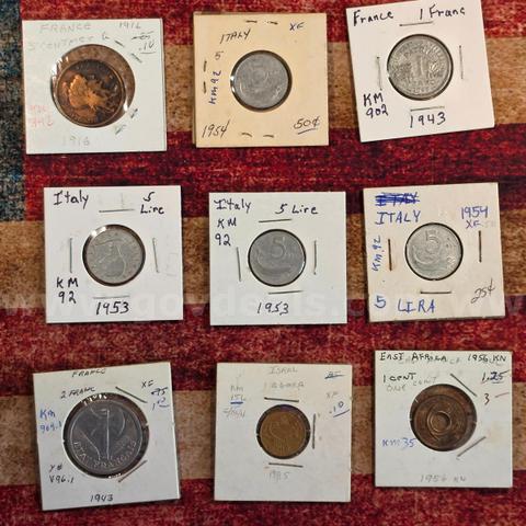 Lot of Foreign Coins