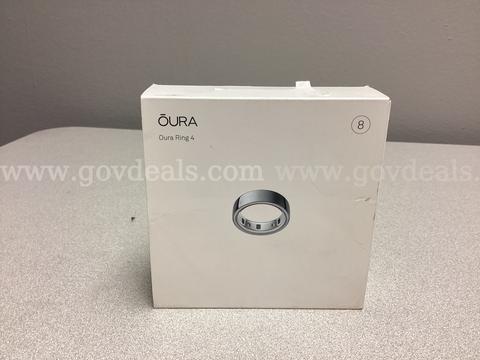OURA Ring 4 ,  Silver size 8