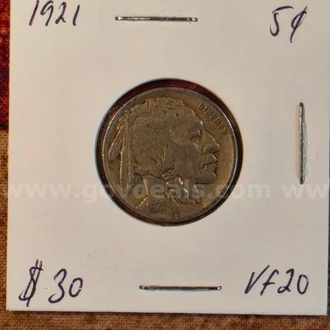 Very Nice Buffalo Nickel 1921