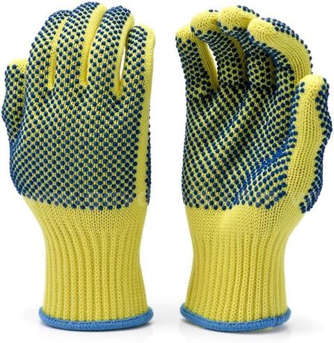 Brand New - 12 Pairs - Products Yellow Kevlar Knit Cut Resistant Work Gloves - Shipping Available
