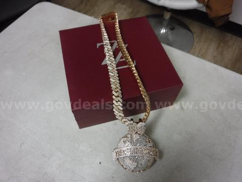 Diamond Cuban Chain and Custom Pendant