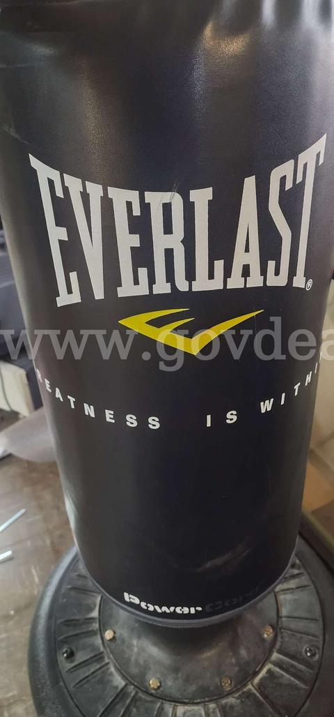 Elliptical and 3 punching bags