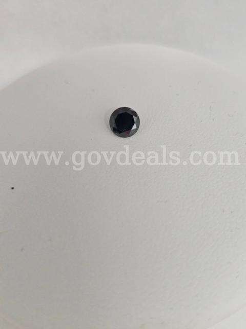 Brilliant Cut Black Diamond   .45 CT