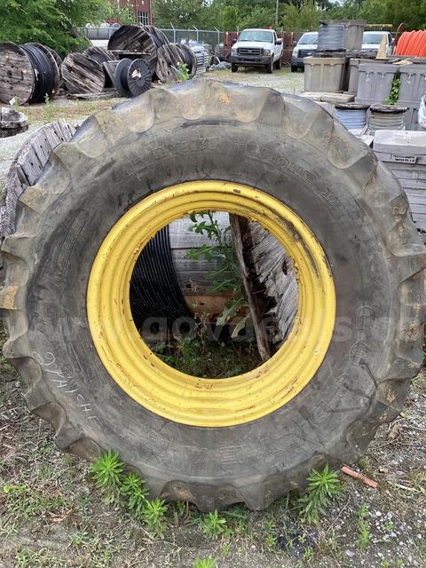 Lot of three tractor tires