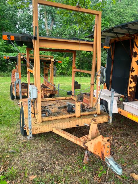 1974 Dietz Barricade Arrow Board Trailer