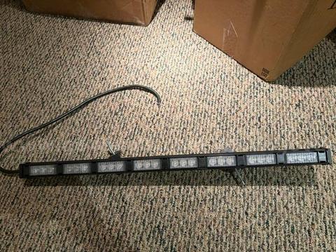 Whelen Traffic Advisor Amber TIR3 SUPER LED Construction SEE VIDEO