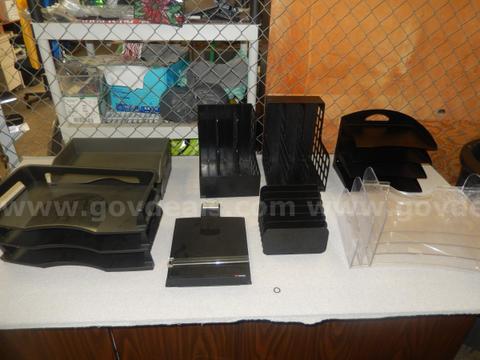 USED (8) ASSORTED OFFICE MATERIALS LISTED BELOW