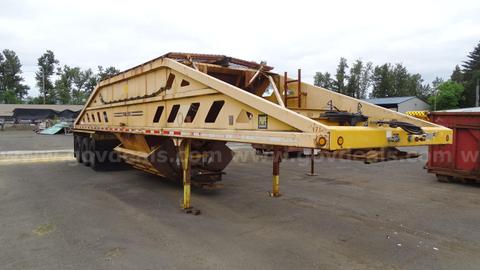 2002 Trail King TK60B Belly Dump Trailer & Sander