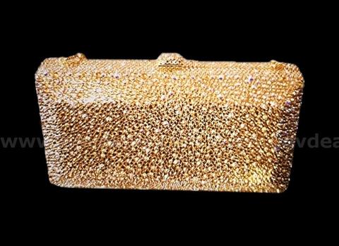 Very Rare Brand New Never Used Christal Couture Swarovski Crystal Studded Ladies Purse Please Read Description