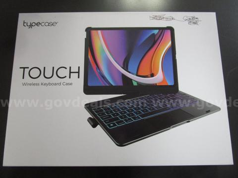 (1) USED TYPECASE TOUCH iPAD KEYBOARD CASE, IN BOX