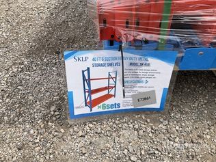 (6) Sets Of SKLP SK-HJ6 Heavy Duty Metal Storage Shelving - Unused — photo 1