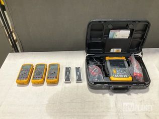 (3) Multimeters, (2) Digital Protractors, (1) Oscilloscope & Assorted Items — photo 1