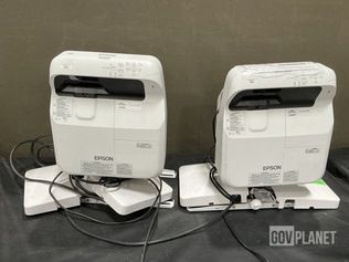 (2) Epson PowerLite 680 Short-Throw Projectors — photo 1