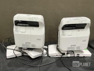 (2) Epson PowerLite 680 Short-Throw Projectors