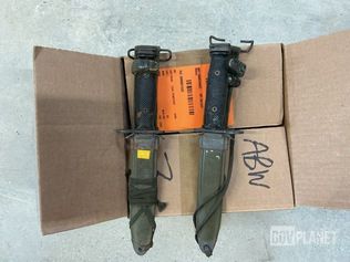 (2) Bayonet Knives w/Scabbards — photo 1