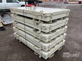 (5) Wel-Fab WFI-C130HD-SL4-T Collapsible Storage Containers