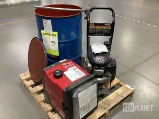 (1) Metal Drum, (1) Pressure Washer & (1) Inverter Generator - photo 1