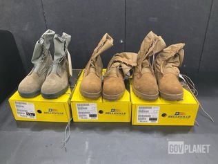 (51) Pairs of Men’s Safety Boots & (2) Pairs of Combat Boots — photo 1