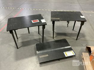 (3) Folding Leg Tables — photo 1